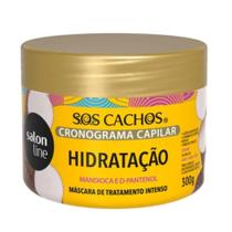 Mascara Cronograma Capilar Sos Cachos Salon Line 300g