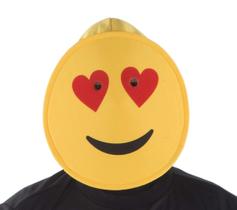 Máscara de Adulto Emoticon Smiling Hearts - Dress Up America