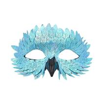 Máscara De Águia Meia Face Com Bico De Pássaro E Plumas Para Fantasia De Halloween, Carnaval, Máscara De Águia Meia Face Com Bico De Pássaro E Plumas Para Fantasia De Halloween, Carnaval,
