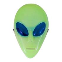 Máscara de Alien Fluorescente Brilha na Luz Negra
