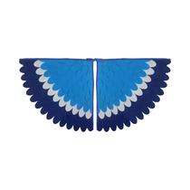 Máscara De Asas De Pássaro Com Capa De Feltro Para Fantasia De Halloween De Pavão, Coruja E Papagaio
