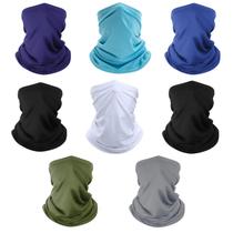 Máscara de bandana Neck Gaiter Finvizo, pacote com 8 unidades, Cooling Gator