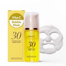 Máscara de bolhas MENOKIN 30 Seconds Quick BRIGHT com vitamina C
