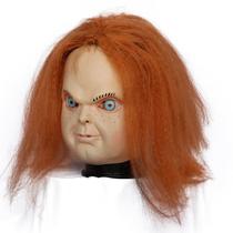 Máscara de boneca de Halloween Creepy Chucky Horror Cosplay Latex