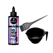 Máscara de Brilho Haskell Lamelar 200ml + Cumbuca e Pincel