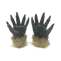 Máscara De Cabeça De Lobo Em Silicone Unissex Com Luvas, Fantasia Completa Para Festa De Halloween E Máscara De Cabeça De Lobo Em Silicone Unissex Com Luvas, Fantasia Completa Para Festa De Halloween E