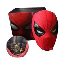 Máscara De Cabeça Do Homem-Aranha Com Olhos Móveis Controle Remoto Para Adultos E Crianças Presente