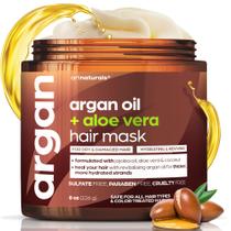 Máscara de cabelo e condicionador Artnaturals Argan 226g com óleo de jojoba