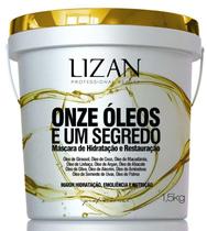 Máscara de Cabelo Hidratação Onze Óleos e Um Segredo 1,5kg - Lizan