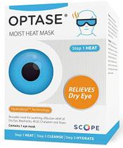 Máscara de Calor OPTASE para Olhos Secos - Tecnologia HydroBead - Compressa Lavável p/ Microondas - Terapia c/ Duração de 10 Minuto
