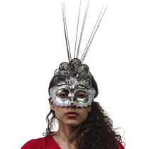 Máscara de Carnaval Baile Renda Paetê e Fitas - Apollo Festas