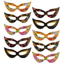 Máscara de Carnaval Gatinha Sortida com 10 Unidades