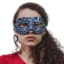 Máscara de Carnaval Veneziana Oncinha Animal Print