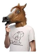 Máscara De Cavalo Látex Cosplay Festa Fantasia