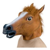 Mascara de cavalo marrom p/ festa - R.Pires