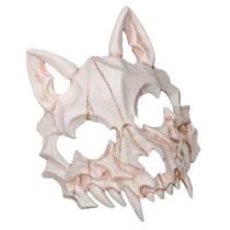 Máscara De Caveira Lobo Fantasia Festa Halloween Cosplay Guerreiro Samurai Dia das Crianças Caveira Esqueleto