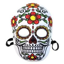 Máscara de Caveira Mexicana - Extra Festas