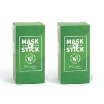Máscara De Chá Verde Remover Cravos Anti-Acne Hidratante Beleza Pele Facial Clean Mask Stick