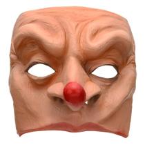 Máscara de cicatriz de Halloween, capa de látex, meia face, adereço de cosplay Máscara de cicatriz de Halloween, capa de látex, meia face, adereço de cosplay