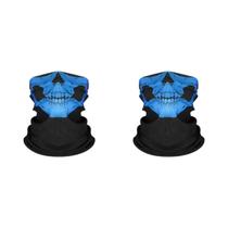 Máscara De Ciclismo Masculina Com Tema De Natal, Meia Balaclava Com Estampa De Crânio Esqueleto E