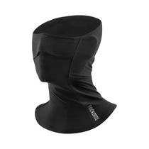 Máscara De Ciclismo Masculina Preta À Prova De Vento E Quente Para Inverno, Lenço Respirável Para