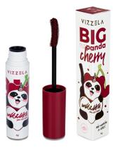 Máscara De Cílios Vizzela - Big No Panda Cherry Bordô 5G