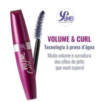 Máscara de cílios volume & curl à prova dágua ruby kisses