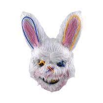 Máscara De Coelho LED Assustadora Para Fantasia De Halloween, Acessórios De Cosplay Brilhantes Para