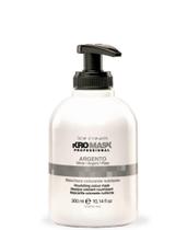 Máscara de coloração de cabelo Inebrya ICE CREAM Kromask Argento Silver 300mL