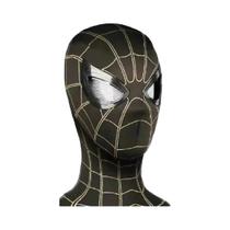 Máscara De Controle Remoto Do Homem-Aranha Com Olhos Móveis Fantasia De Halloween Peter Parker Em
