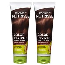 Máscara de cor de cabelo Garnier Nutrisse Color Reviver Warm Brown Máscara de cor de cabelo Garnier Nutrisse Color Reviver Warm Brown