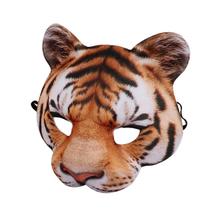 Máscara de cosplay Animais Tigres Halloween Carnaval Páscoa