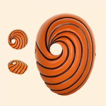 Máscara de cosplay Anime Akatsuki Tobi Uchiha Obito Madara Latex