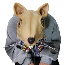 Máscara de cosplay, capacete Mouse Rats Latex para festas à fantasia
