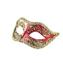 Máscara de cosplay Crown Party Costume Props, meia capa facial