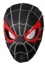 Máscara de cosplay de anime SANMU Black Spider-Man com ornamentos de brinquedo Máscara de cosplay de anime SANMU Black Spider-Man com ornamentos de brinquedo