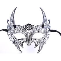 Máscara de cosplay feminina com strass para festa, capa de meia face de metal Máscara de cosplay feminina com strass para festa, capa de meia face de metal