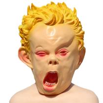 Máscara de cosplay Funny Crying Face Doll Latex para crianças Máscara de cosplay Funny Crying Face Doll Latex para crianças