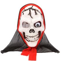 Máscara de cosplay Ghost Halloween, adereços, capuz de festa