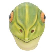 Máscara de cosplay Green Frog Latex Halloween Carnaval Páscoa Máscara de cosplay Green Frog Latex Halloween Carnaval Páscoa