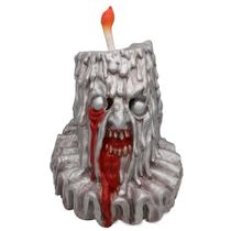 Máscara de cosplay Halloween Candle Man Skull com capacete de luz falsa Máscara de cosplay Halloween Candle Man Skull com capacete de luz falsa