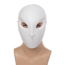 Máscara de cosplay HugOutdoor Villain Knight Cool Owls, PVC branco