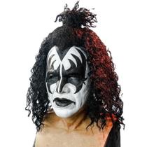 Máscara de cosplay Kiss Genes Simmons Halloween Carnival Latex