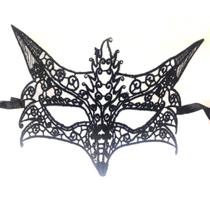 Máscara de cosplay Lace Fox, festa de Halloween, capa de meio rosto