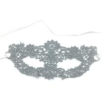 Máscara de cosplay Lace Party Sexy Silver Half Face Cover