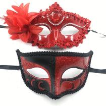 Máscara de cosplay Masquerade Half Face Carnival Couple Cosplay