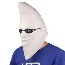 Máscara de cosplay, material de resina de lua branca com óculos de sol