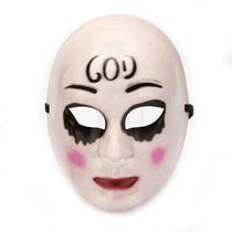 Máscara de cosplay Purgess God, capa suspensa para festa de Halloween