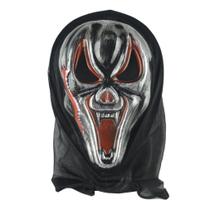 Máscara de cosplay Screaming Ghost, capa suspensa de PVC, Halloween