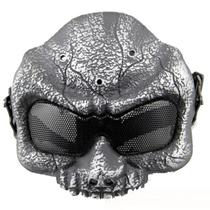 Máscara de cosplay Skeleton Half Face Plastic Halloween